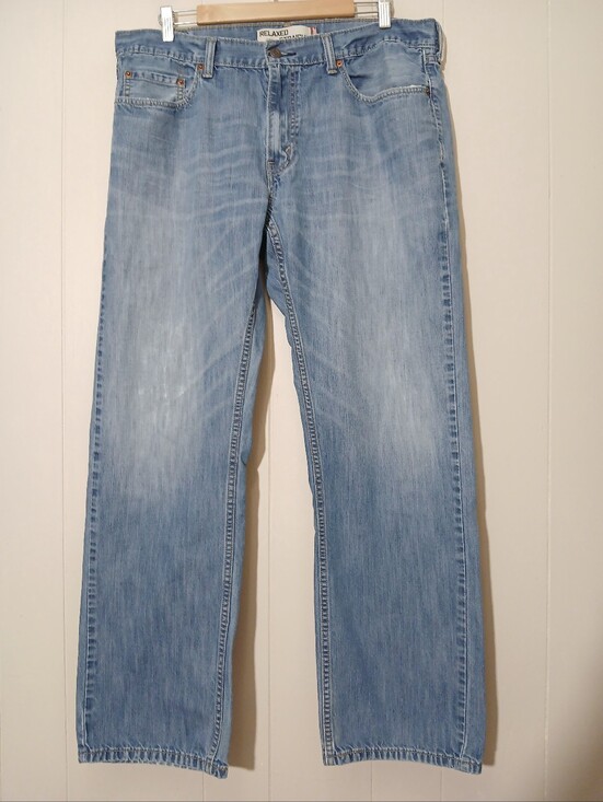 Levi's Other - Levi's 559 Men Jeans 36x32 90s Y2K Relaxed Straight Blue Cotton Denim
